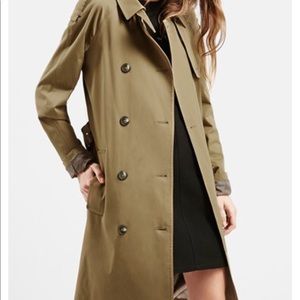 Top Shop Double Breasted Trench Jacket!
